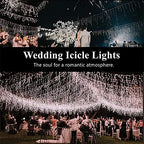 Icicle Lights 10ft 90 LED Window Short Curtain String Light Waterproof Fairy Twinkle Lights for Indoor Outdoor, alternate