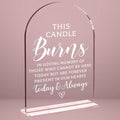 In Loving Memory Sign, Memorial Table Decor for Reception Event Party, Bridal Shower Decorations, Wedding Table