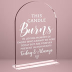 In Loving Memory Sign, Memorial Table Decor for Reception Event Party, Bridal Shower Decorations, Wedding Table