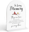 In Loving Memory Sign, White Arch Acrylic Wedding Sign, Memory Table for Ceremony and Reception Decor, Reception