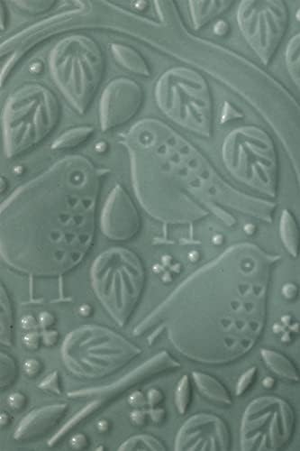 In the Forest 12.6" Round Platter in Large in Green, alternate view 5