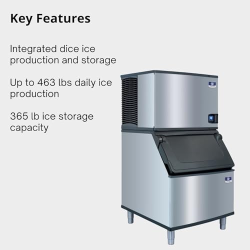 Indigo NXT Series Cube Style 30" Ice Maker - 483 lb/Day, 365 lb Storage Bin, alternate view 3