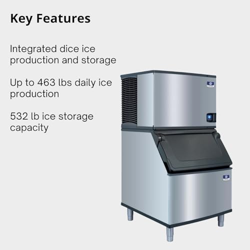 Indigo NXT Series Cube Style 30" Ice Maker - 483 lb/Day, 532 lb Storage Bin, alternate view 4