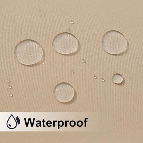 Indoor & Outdoor Curtains for Patio Waterproof, Sunlight Blocking Durable Curtains for, alternate view 3