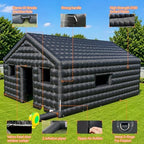 Inflatable Nightclub 16.5x13x11FT, Large Party Tent with 2 Doors & Logo Area, Ideal for Birthdays, Backyard, alternate view 4