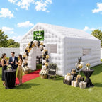 Inflatable Nightclub 20x16.5x12 FT, Large Party Tent with 2 Doors & Logo Area, Ideal for Birthdays, Backyard