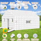 Inflatable Nightclub 20x16.8x12 Ft, Large White Inflatable Party Club Tent for Adults Birthday Backyard Wedding, alternate