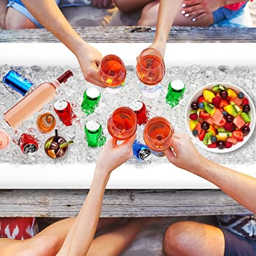 Inflatable Serving Bars Ice Buffet Salad Serving Trays Food Drink Holder Cooler Containers Indoor Outdoor BBQ, alternate view