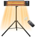 Infrared Heater for Outdoor Use 1500W Patio Heater with Tripod Stand