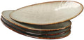 insong Dafa Ceramic Dinner Plate Set of 4 Medium Dinner Plates for Entertaining Guests, Suitable for Desserts