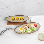 insong Dafa Ceramic Dinner Plate Set of 4 Medium Dinner Plates for Entertaining Guests, Suitable for Desserts, alternate view