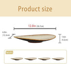 insong Dafa Ceramic Dinner Plate Set of 4 Medium Dinner Plates for Entertaining Guests, Suitable for Desserts, alternate view