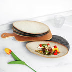 insong Dafa Ceramic Dinner Plate Set of 4 Medium Dinner Plates for Entertaining Guests, Suitable for Desserts, alternate view