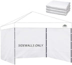 Instant Canopy Sidewalls for Pop Up Canopy Tent, 300D Waterproof Material for Outdoor Events, Vendor Booths, and