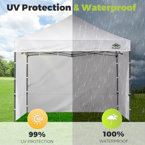 Instant Canopy Sidewalls for Pop Up Canopy Tent, 300D Waterproof Material for Outdoor Events, Vendor Booths, and, alternate