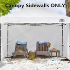 Instant Canopy Sidewalls for Pop Up Canopy Tent, 300D Waterproof Material for Outdoor Events, Vendor Booths, and, alternate