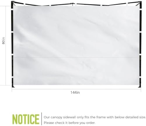 Instant Canopy Sidewalls for Pop Up Canopy Tent, 300D Waterproof Material for Outdoor Events, Vendor Booths, and, alternate