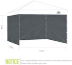 Instant Canopy Sidewalls for Pop Up Canopy Tent, 300D Waterproof Material for Outdoor Events, Vendor Booths, and, alternate
