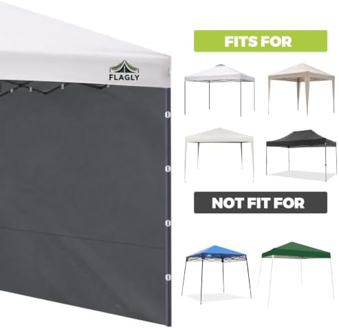 Instant Canopy Sidewalls for Pop Up Canopy Tent, 300D Waterproof Material for Outdoor Events, Vendor Booths, and, alternate