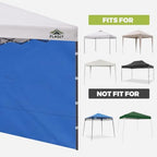Instant Canopy Sidewalls for Pop Up Canopy Tent, 300D Waterproof Material for Outdoor Events, Vendor Booths, and, alternate