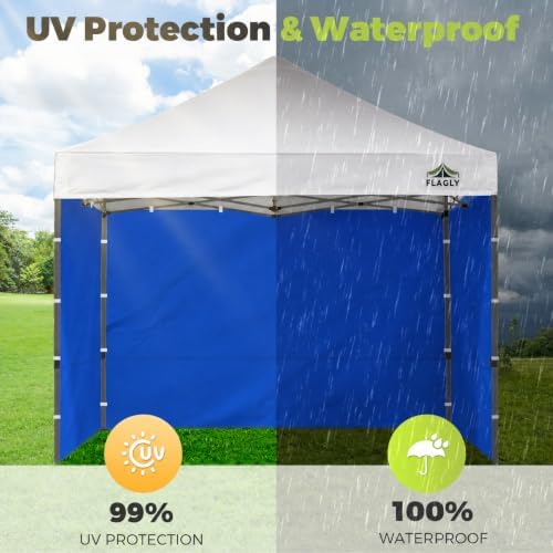 Instant Canopy Sidewalls for Pop Up Canopy Tent, 300D Waterproof Material for Outdoor Events, Vendor Booths, and, alternate