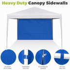Instant Canopy Sidewalls for Pop Up Canopy Tent, 300D Waterproof Material for Outdoor Events, Vendor Booths, and, alternate