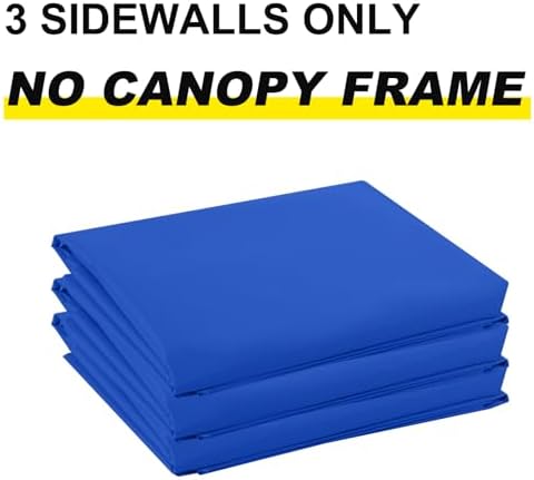 Instant Canopy SunWall 10x10 FT, 3 Pack Sidewall Only, Royal Blue in 10x10 FT in Royal Blue, alternate view 3