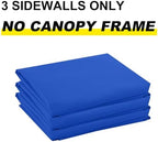 Instant Canopy SunWall 10x10 FT, 3 Pack Sidewall Only, Royal Blue in 10x10 FT in Royal Blue, alternate view 3