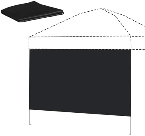 Instant Canopy Tent SideWalls for 10x10 Pop Up CanopyTent, 300D Polyester Canopy Walls Waterproof and UV