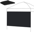 Instant Canopy Tent SideWalls for 10x10 Pop Up CanopyTent, 300D Polyester Canopy Walls Waterproof and UV