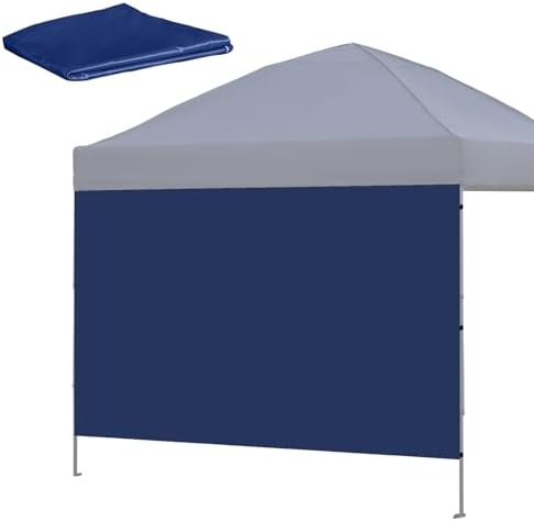 Instant Canopy Tent SideWalls for 10x10 Pop Up CanopyTent, 300D Polyester Canopy Walls Waterproof and UV