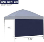 Instant Canopy Tent SideWalls for 10x10 Pop Up CanopyTent, 300D Polyester Canopy Walls Waterproof and UV, alternate view 3
