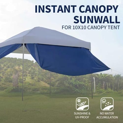 Instant Canopy Tent SideWalls for 10x10 Pop Up CanopyTent, 300D Polyester Canopy Walls Waterproof and UV, alternate view 4