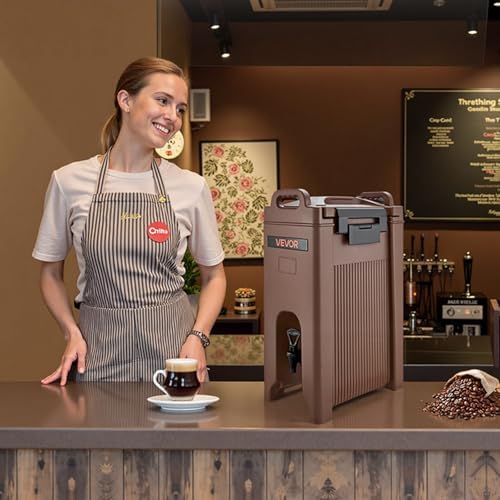 Insulated Beverage Dispenser, 5 Gal/19L Hot and Cold Beverage Server with Spigot & Handle, Food-Grade Thermal, alternate view