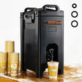 Insulated Beverage Dispenser, 5 Gallon, Food-grade LDPE Hot and Cold Beverage Server, Thermal Drink Dispenser