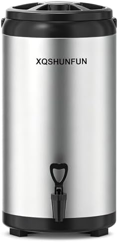 Insulated Beverage Dispenser - 75 Cup Hot & Cold Coffee Urn for Catering - 12L/3.2 Gal Stainless Steel Drink