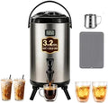 Insulated Beverage Dispenser- Cold & Hot Drink Beverage for Catering, Gallon Thermal Hot Beverage Dispenser with