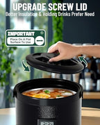 Insulated Beverage Dispenser Stainless Steel Black 3.2 Gal, 1 Pack, alternate view 4