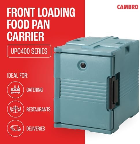 Insulated Food Pan Carrier - Hotbox for Catering & Transport - UPC400 Series (Slate Blue), alternate view 3