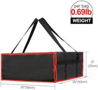 Insulated Pizza Delivery Bag, 20" x 20" x 8" Pizza Warmer Bags for Carry Hot, Insulated Food Delivery Bag, alternate view 2