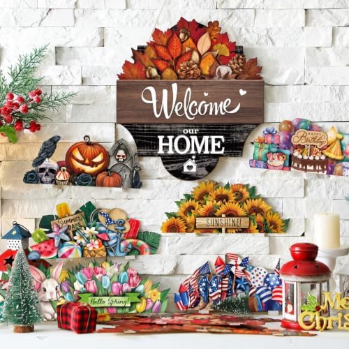 Interchangeable Welcome Sign, Dark Color, Home Welcome, alternate view 3