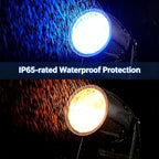 IP65 Waterproof 300W LED COB Par Light, RGBW 4in1, Zoom & Wash in RGBW, alternate view 3