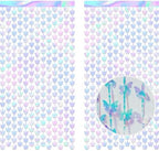 Iridescent Butterfly Fringe Party Backdrop - 3.2ft x 6.5ft - 2 Packs