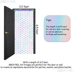 Iridescent Butterfly Fringe Party Backdrop - 3.2ft x 6.5ft - 2 Packs, alternate view 4