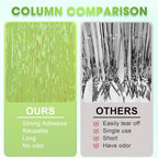 Iridescent Green Fringe Backdrop Curtains, 3.3x8.2ft, 3 Pack in 3.3x8.2ft, alternate view 5