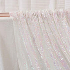 Iridescent Sequin Backdrop,6FT x 8FT Sequin Photography Backdrop Curtain for Party Decoration, Iridescent in 6x8, alternate