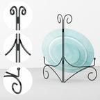 Iron Plate Stand for Display with Folding Design, Picture Stands for Tables, 12 Inch Large Easels for Displaying, alternate