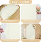 Ivory Arch Backdrop Cover 7.2FT Party Wedding Arch Covers Stretchy Backdrop Baby Shower Bridal Shower Birthday, alternate