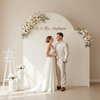 Ivory Arch Backdrop Cover Set of 2, 7.2FT&6FT in 7.2FT/6FT in Ivory, alternate view 2