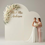 Ivory Arch Backdrop Cover Set of 2, 7.2FT&6FT in 7.2FT/6FT in Ivory, alternate view 6